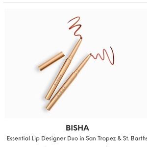 Bisha Essential Lip Designer Duo in San Tropez & St. Barths